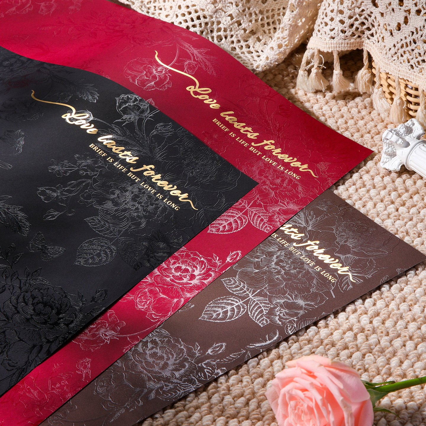 新款蝶绕银花烫金纸150g加厚硬挺高级花束包花纸鲜花包装花艺材料,淘宝优惠券,粉丝福利购,淘宝优惠卷