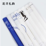 花寻礼韵 Простота сеть красная бумага английская печать Kleyine Blue Rose Clower Package Packet Букет цветок Art Baohua