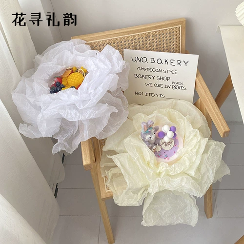 Снежная груша бумажная букет цветы