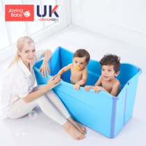 Large Child Bath Tub Children Bath Tub Baby Bath Bucket Home Big Number Folded Baby Toddler Bathwater Swimming Bucket