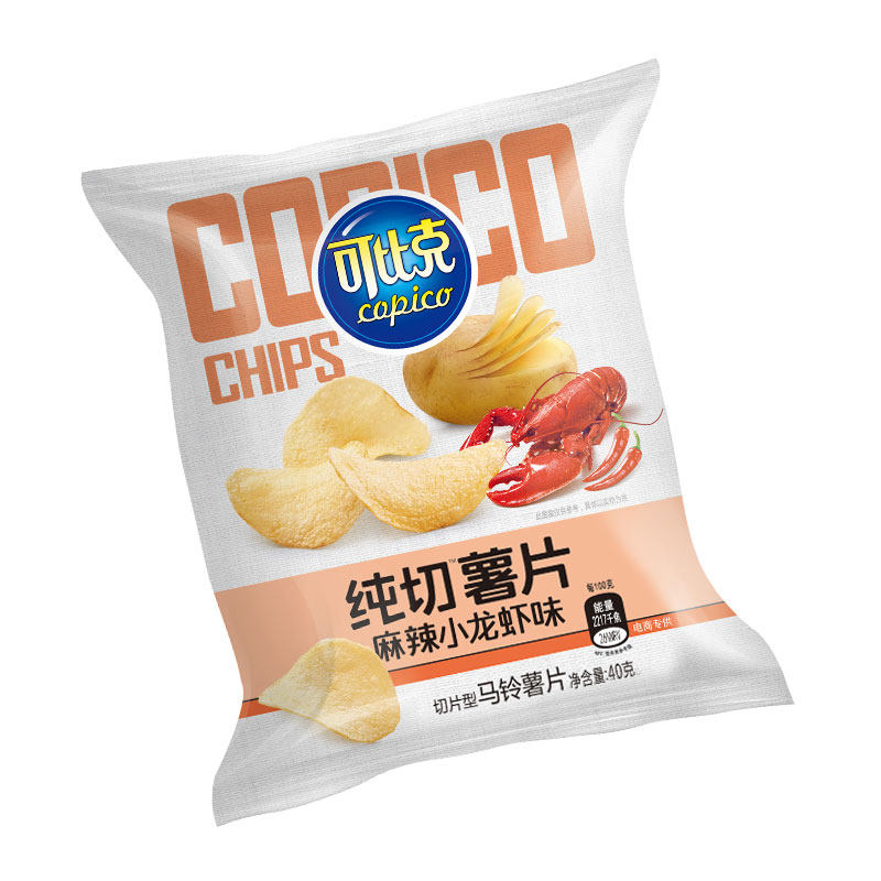 可比克纯切40g袋装原味整箱大礼包 小禾苗食品膨化食品