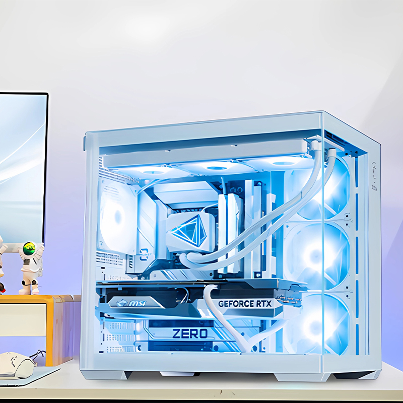 AMD锐龙7 7800X3D/9800X3D/9060XT/9070XT微星纯白色主机DIY电脑4K电竞游戏组装台式机3A网游黑神话永劫主机 - 图3