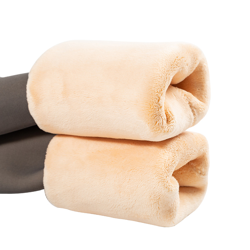 空姐灰加绒超厚一体透肤外穿打底裤 婧吻打底裤