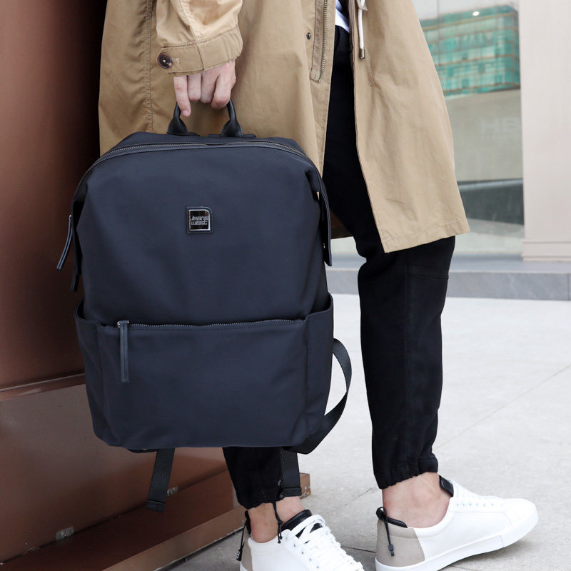 真维斯男时尚潮流潮牌简约电脑包 真维斯箱包双肩背包