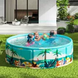 Надувной складной дорожный бассейн для плавания