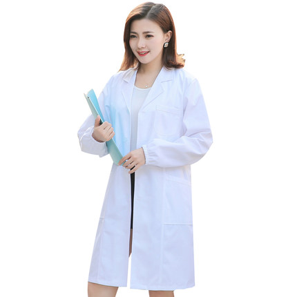 堡薇彩白大褂短袖长袖女学生大衣 堡薇彩医护制服