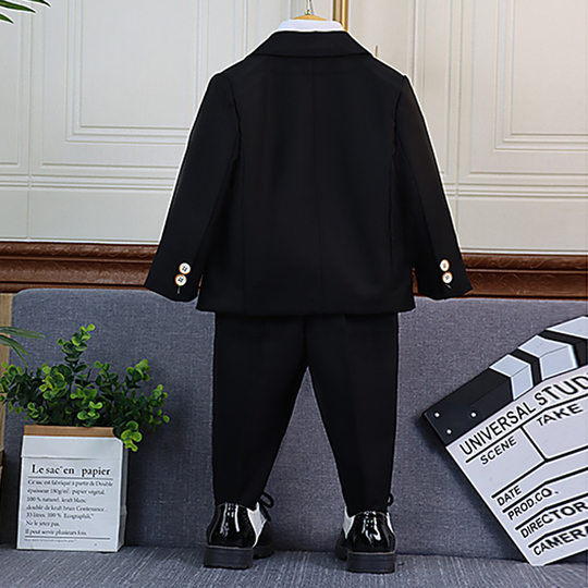 Yishangku autumn and winter velvet boys' small suit