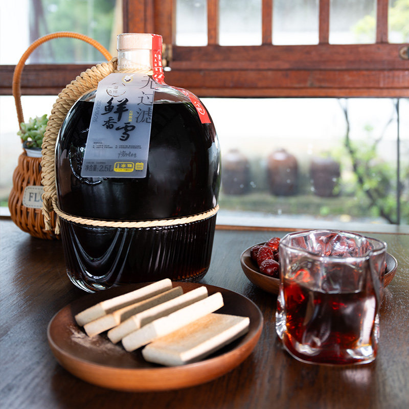 无焦糖色绍兴产黄酒鲜香雪手工福利礼品原浆甜型黄酒鲜2.5L装,淘宝优惠券,粉丝福利购,淘宝优惠卷