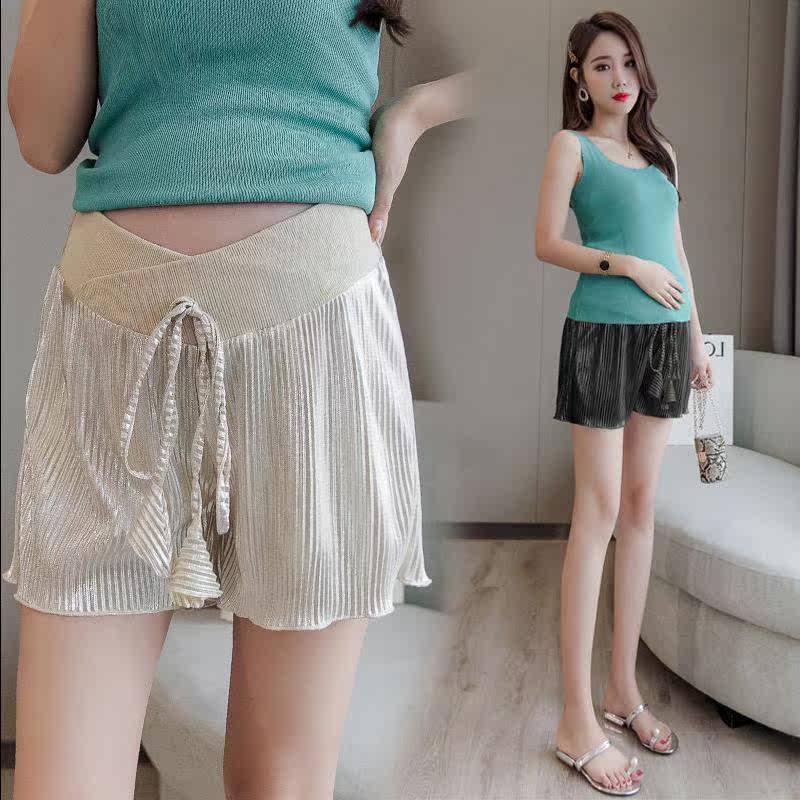 孕妇夏季短裤 萌皮猫孕妇打底裤