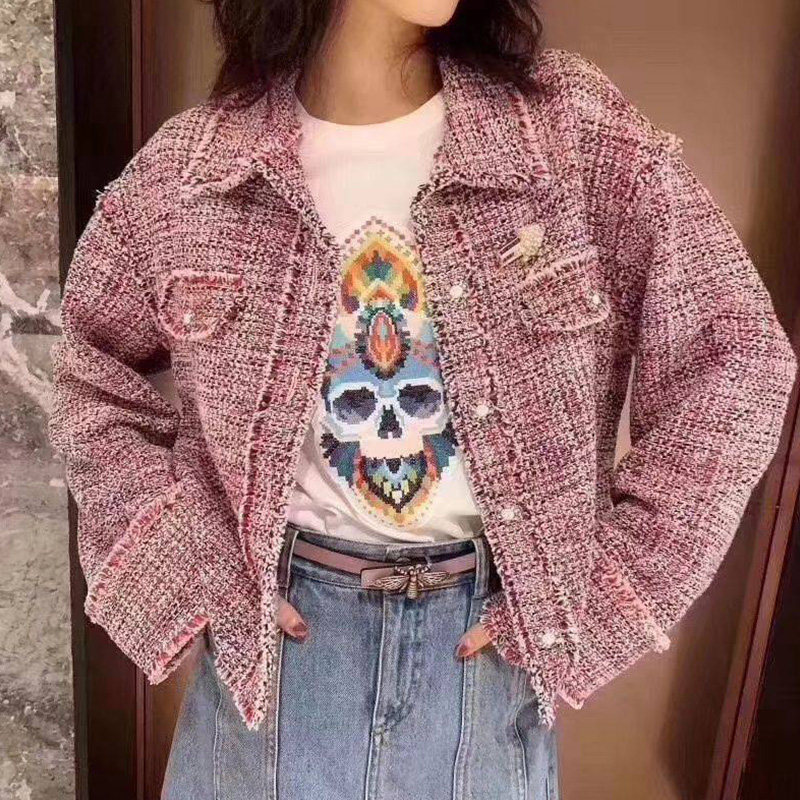 阿玛施旗舰店官网2020秋新款短外套 简妍芙短外套