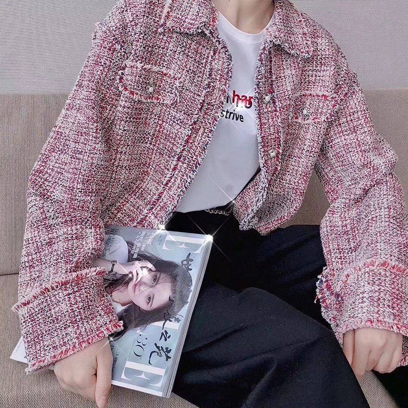 阿玛施旗舰店官网2020秋新款短外套 简妍芙短外套