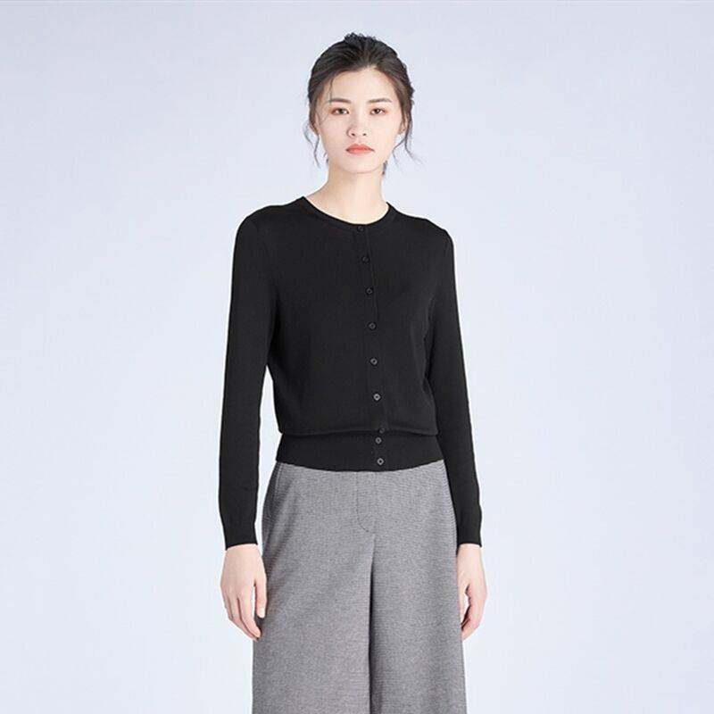 阿玛施女装旗舰店官网2020早秋开衫 简妍芙毛针织衫