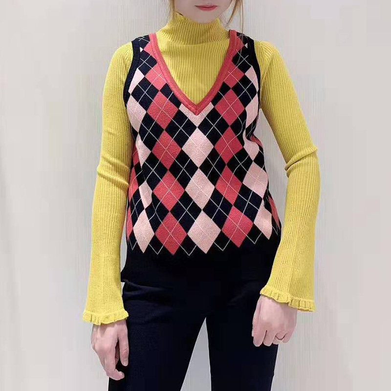 阿玛施旗舰店官网2020秋新款女马甲 简妍芙背心吊带