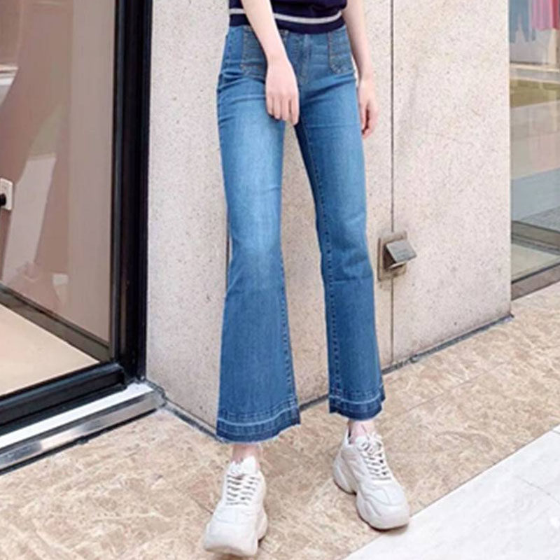 阿玛施旗舰店官网女裤2020牛仔裤 简妍芙牛仔裤