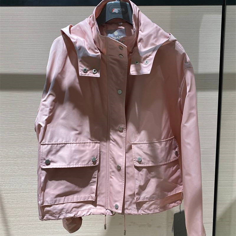 阿玛施旗舰店官网2020秋新款女风衣 简妍芙短外套