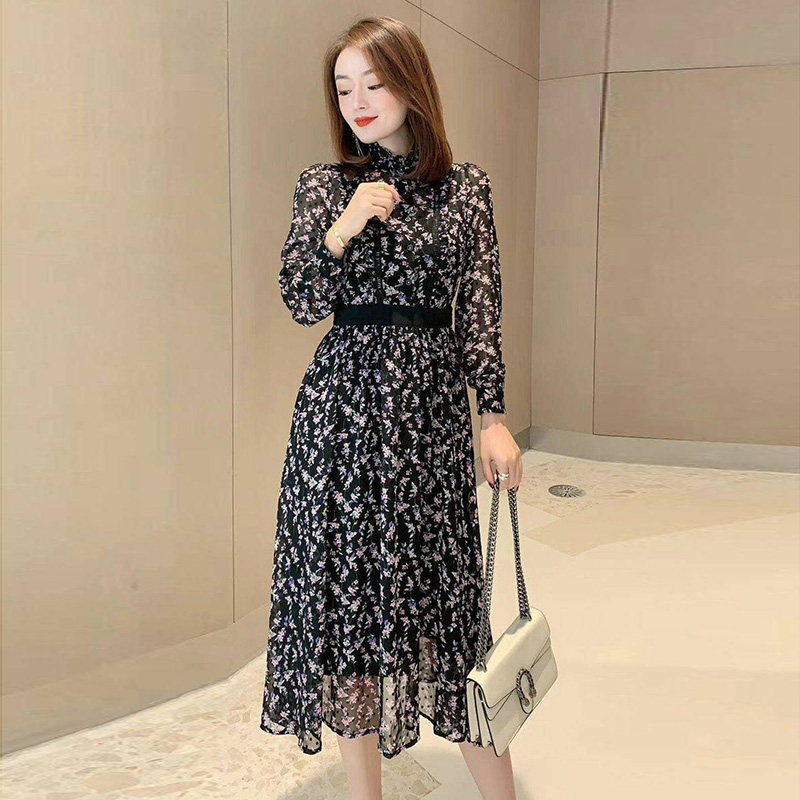 阿玛施旗舰店官网2020春秋连衣裙 简妍芙连衣裙