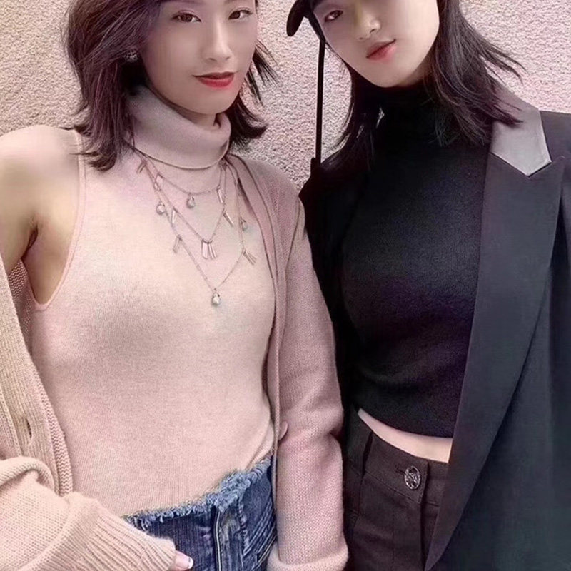 阿玛施旗舰店官网2020秋冬新款修身 简妍芙背心吊带