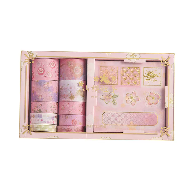 Повязка на волосы, наклейка, китайская бумажная сетка, милая бумажная лента в древнем стиле, набор освежающий, помада, планировщик, интернет-знаменитость, китайский стиль, DIY