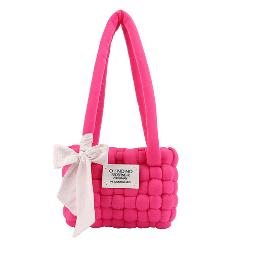 手工diy编织包包手提棋盘格包材料包冰岛线自制礼物送女友闺蜜潮 - 图3