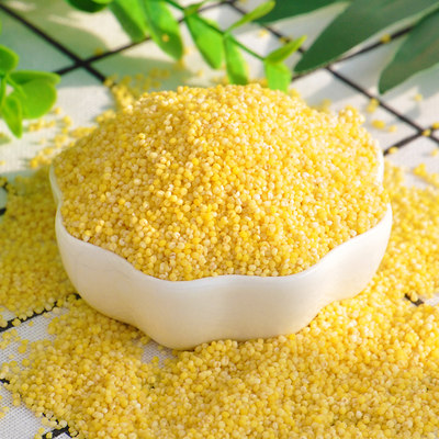 小米新米5斤黄小米农家小米食用米粮食自产小米吃的真空杂粮 虎窝淘
