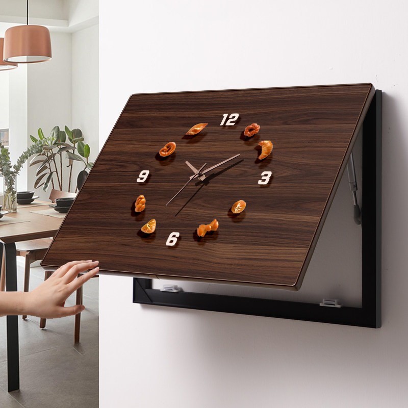 2026新款电表箱装饰画遮挡带钟表中古风diy磁吸配电箱开关盒挂画,淘宝优惠券,粉丝福利购,淘宝优惠卷