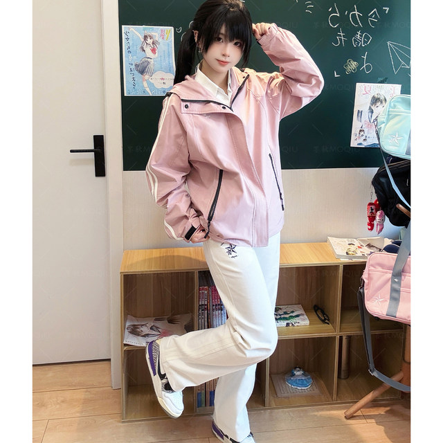 Mozhuqian folding star jacket ແລະ pants ສອງສິ້ນ