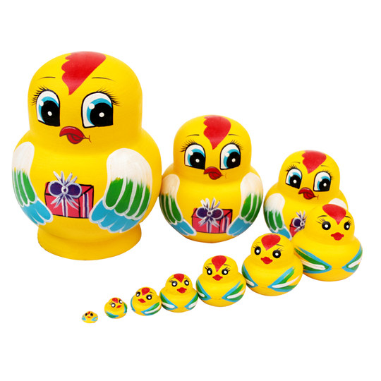 Russian matryoshka doll 10-layer specialty cute children's puzzle