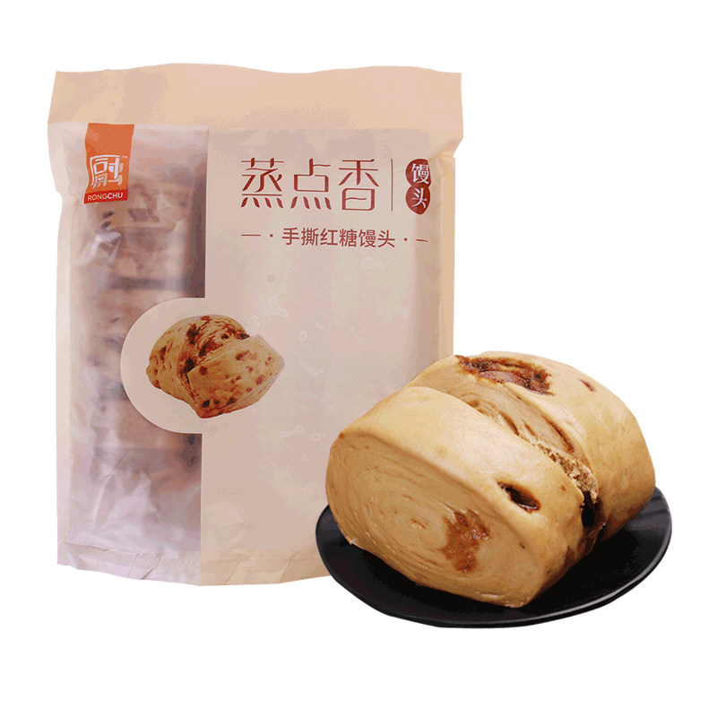 融厨餐饮批发商用红糖馒头早餐传统面点手工速冻半成品810g*3-6袋 - 图3