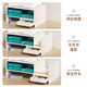 Adjustable printer storage bracket file rack