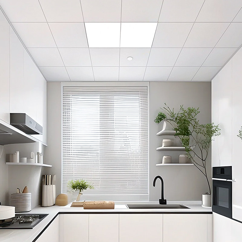 至御无边框平板灯LED面板灯防水厨房卫生间方形铝扣板吸顶灯,淘宝优惠券,粉丝福利购,淘宝优惠卷