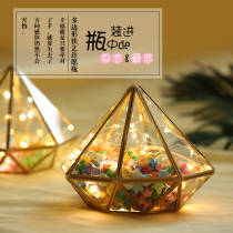 Creative Wish Bottle Starry Sky Night Lucky Stars Lucky Stars Origami Cranes Finished Glass Birthday Gifts for men and women 520