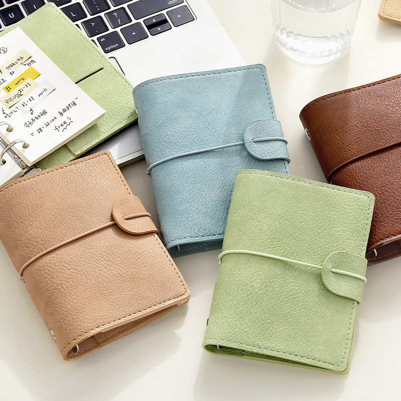 NOTE FOR 年终限定M5皮面活页手帐本套装2026手账M5活页本子简约复古活页笔记本随身高颜值小本子M5手账本,淘宝优惠券,粉丝福利购,淘宝优惠卷