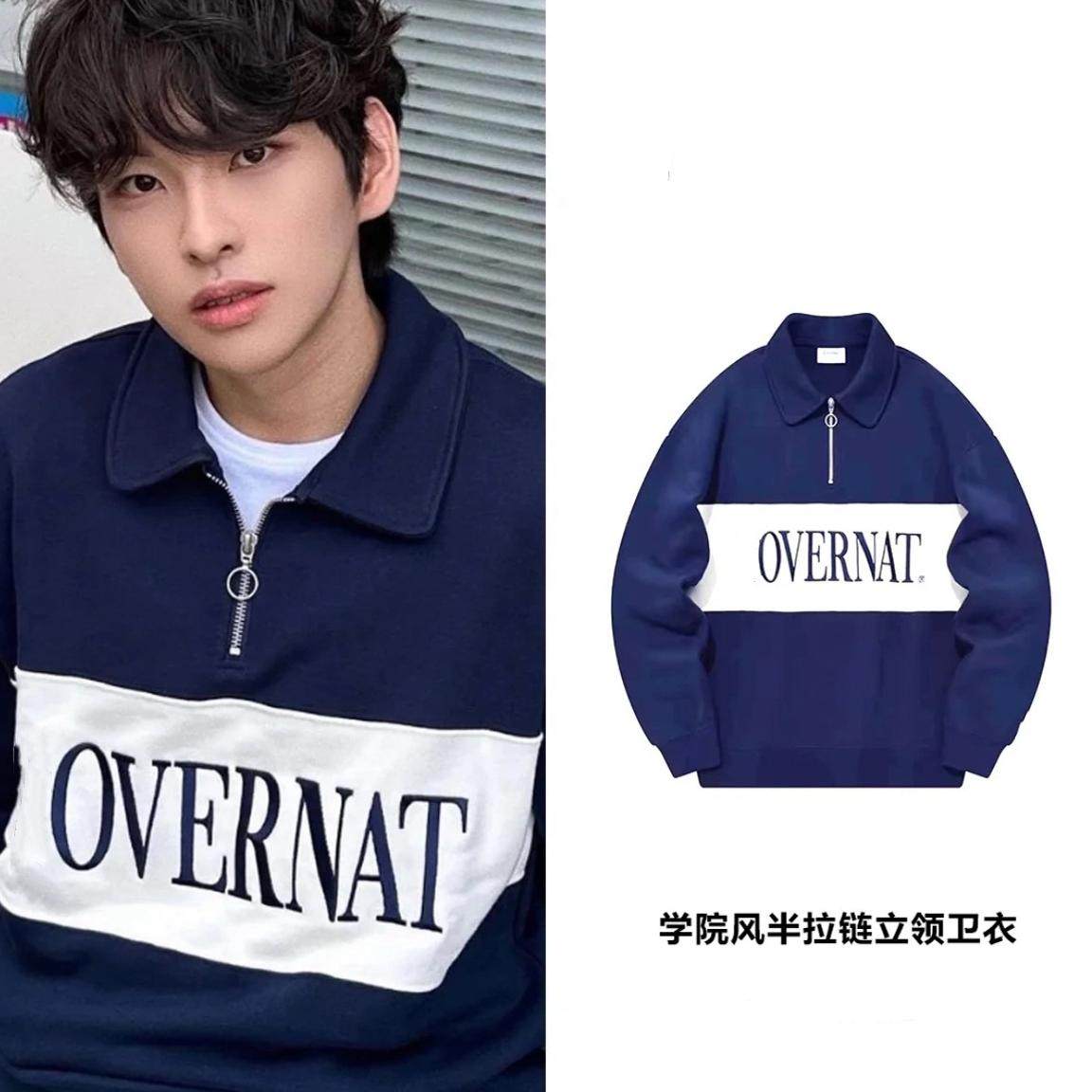 韩单品牌订单男女同款情侣款半拉链纯棉卫衣重工刺绣毛圈宽松上衣,淘宝优惠券,粉丝福利购,淘宝优惠卷