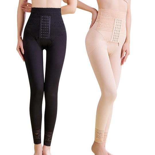 强力收腹束腰提臀塑身裤抽脂紧身美体产后提臀塑形运动收腿瑜伽裤