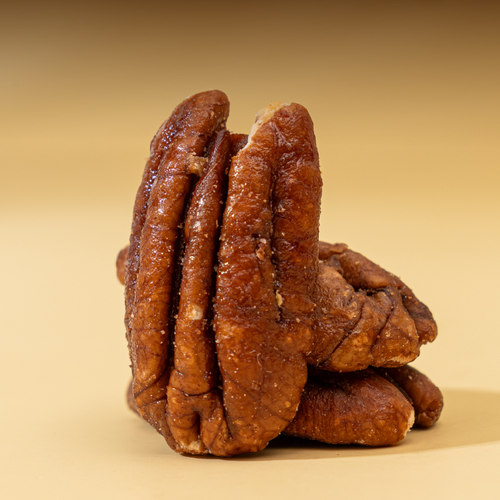 百果园店 门店同款开味心享碧根果仁免剥坚果休闲小零食138g袋装 - 图0