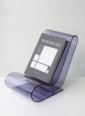 亚克力收纳简约现代书房书架摆件