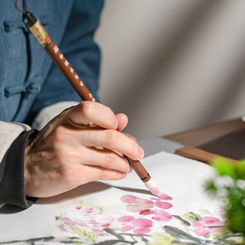 张小凤写意工笔勾线笔白云叶筋笔 张小凤毛笔