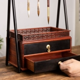 Ящик для хранения из сандалового дерева, подарочная коробка, универсальная деревянная кисть для письма, аксессуары, подарок на день рождения, китайский стиль