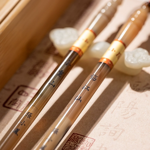 张小凤 Подарочная коробка для волос и волосы для волос с волосами для начинающих для начинающих Hu Pen Niu Horn Изучите четыре сокровища Регулярная сценария Пера