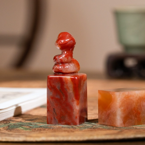 张小凤 Двенадцать Zodiac Snake Button Seale Год года змеи маленькой змеи Callicraphy Гравировка китайская картина Коллекция книг и резьбы для вырезов личное название и тюленя частный подарок для детского полного луна подарок