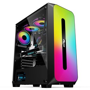 积至EVESKY 多彩电脑机箱台式机玻璃侧透ARGB游戏水冷ATX大板机箱