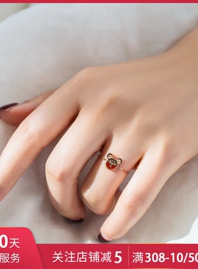 medalqueen生肖鼠ins镶玛瑙女