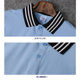 Spot blue primary school uniform short-sleeved polo shirt