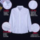 Girls' White Western Style Lace Shirt for Primary and Secondary School Students
