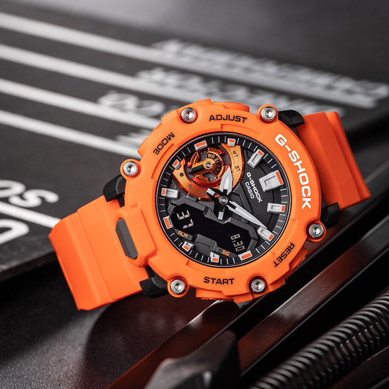 casio新款g-shock碳纤维运动手表 天赋时手表海外日韩腕表