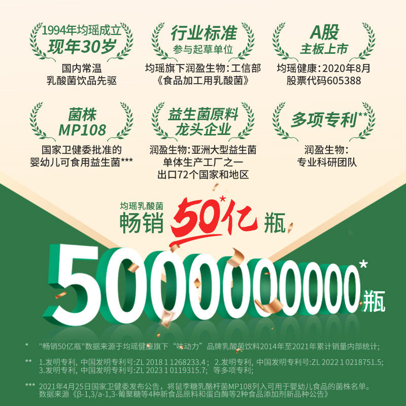 味动力儿童乳酸菌饮品AD钙奶饮料100ml*20瓶组合