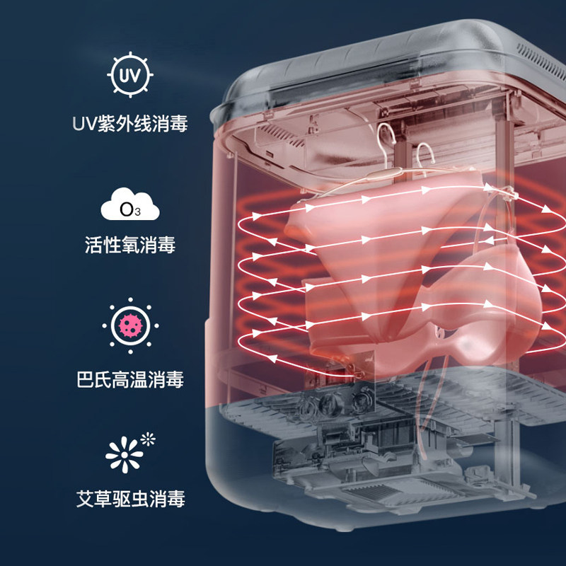 舒乐氏家用小型内衣裤杀菌烘干机 soleusair干衣机