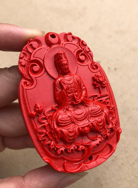 原色观音佛毛衣链本命年守护神吉祥出入平安护身车挂件饰吉祥