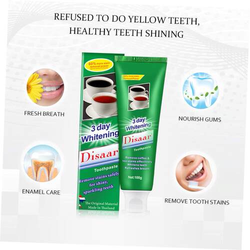 Tooth Paste Activated Charcoal Teeth Whitening Toothpaste - 图0