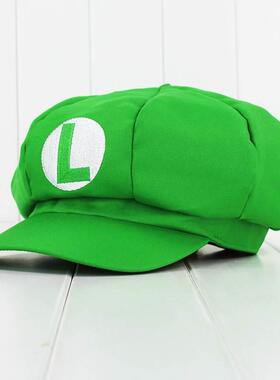Super Mario Mario Brothers Luigi baseball cap octagonal hat
